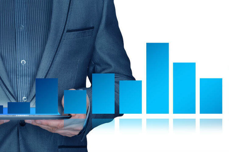 shop-statistik Onlineshop mit steigenden Statistiken